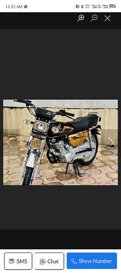 honda ch 125 gold edition self start