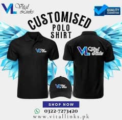 Shirts Printing Polo Shirt T-Shirts Caps