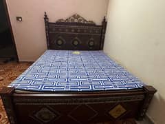 double bed with mattress