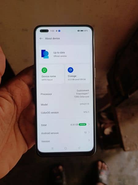 oppo Reno 4 with imie matched box only 4