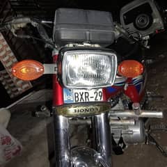 golden number Honda 125