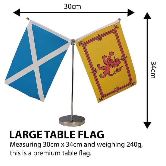 Indoor Flag +Golden Pole, Table Flag, UK & USA Flag, Country Flags 10