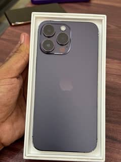 iphone 14pro Max deep Purple 128gb with Box Non Pta