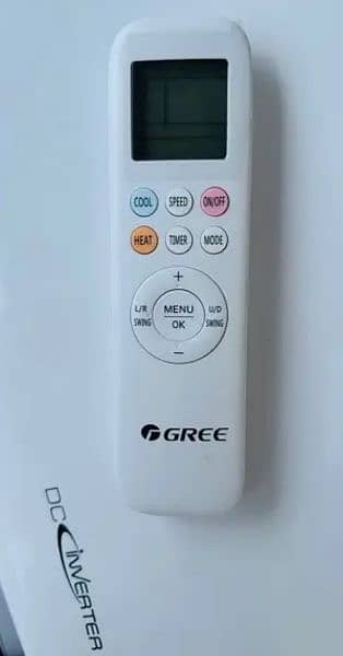 Gree AC DC inverter 1.5 ton brand new seal argent 8