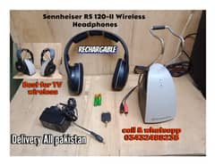 Headphones Sennheiser wireless rs 120 ii headset Tv plantronic jabra 0