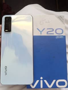 Vivo Y20 complete box lush condition like new