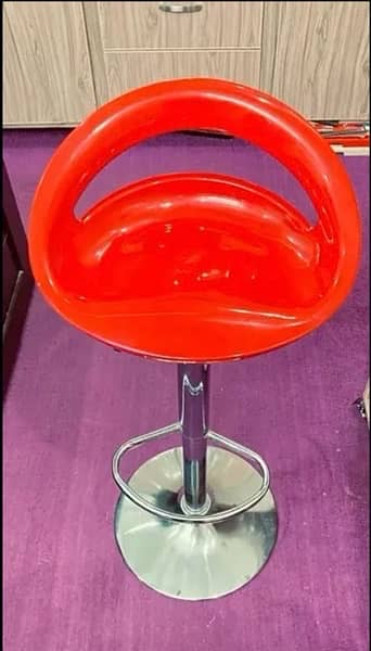 2 Round Bar Stools, Chairs for sale 1