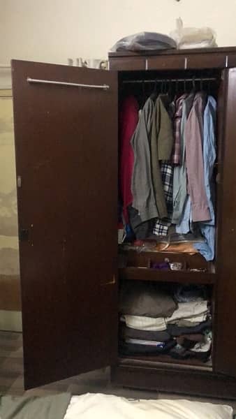 3 door huge Wooden Closet, Large Almari 3