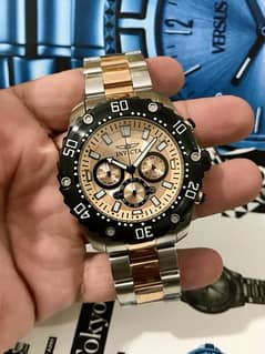 INVICTA-PRO DIVER-TWO TONE-NEW WATCH-RADO-OMEGA-ROLEX-TISSOT-TAG-SEIKO