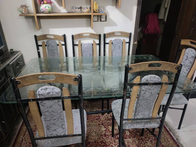 Dining Table with Six Chairs 5