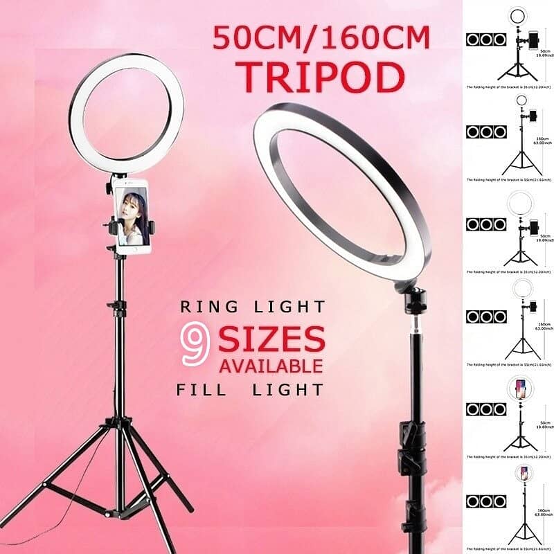 26 CM Ring Light + 7 Feet Stand 0