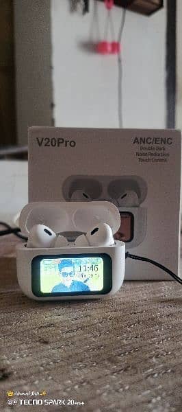 v20 pro touch screen airbuds 0