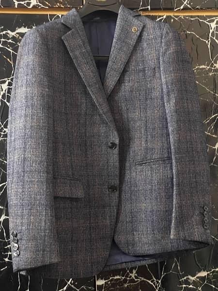 diners slim fit textured blazer/coat new for sale 3