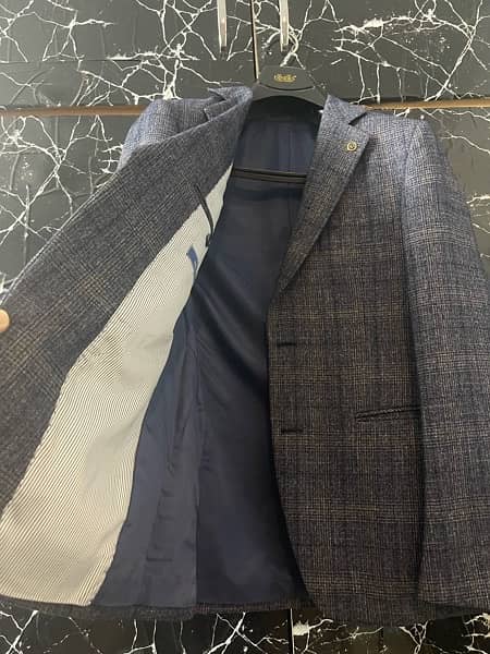 diners slim fit textured blazer/coat new for sale 4