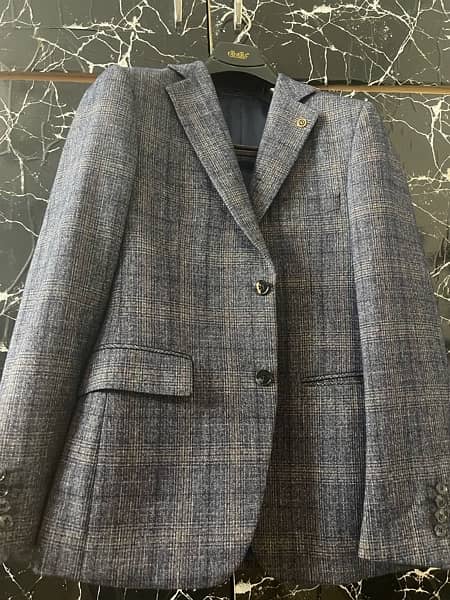 diners slim fit textured blazer/coat new for sale 5