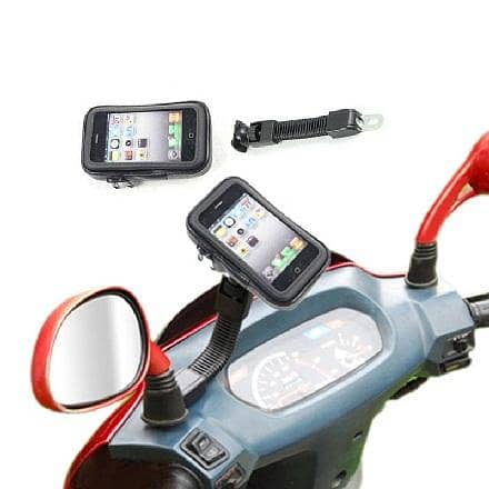 Weather Resistant BikePhone Holder - Black 1