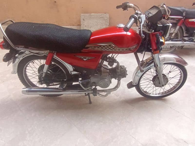 Honda cd70 faislabad number . in okara city 1