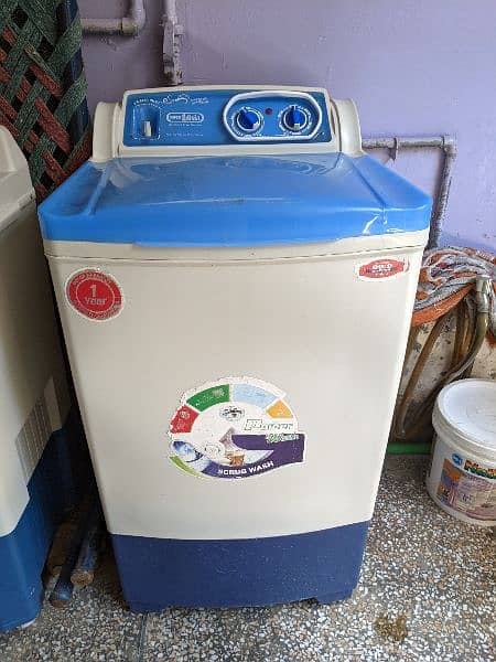 super Asia washer and dryer both for sale with free cooler 12