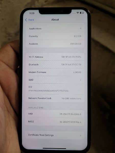 IPHONE 11 PRO MAX 512GB IOS 18 UPDATED 8