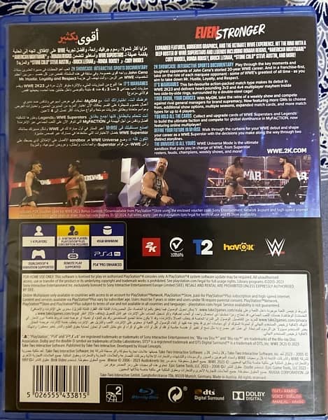 WWE 2K24 PS4 (Used) Condition 10/10 2