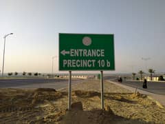 Precinct 10-B Residential plot of 125 Sq. yards on Prime Location of Bahria Town Karachi with Allotment in Hand