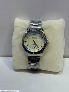 Men's Imported Silver Chain Watch