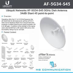 Air fiber 5 xHD 34 dbi urgent Sale 03199582553