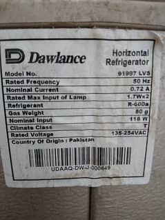 Dawlance Deep Freezer / Refrigerator LVS 91997