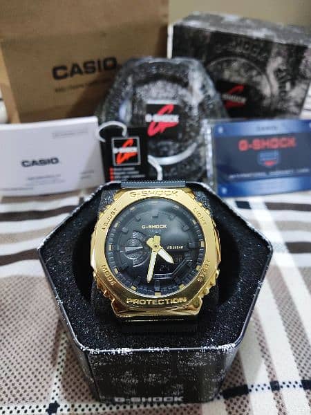 Casio G-Shock GM-2100 stainless steel 1