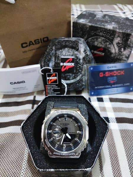 Casio G-Shock GM-2100 stainless steel 5