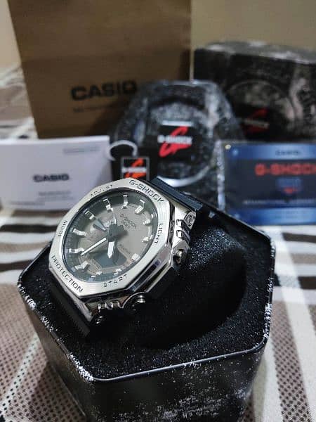 Casio G-Shock GM-2100 stainless steel 6