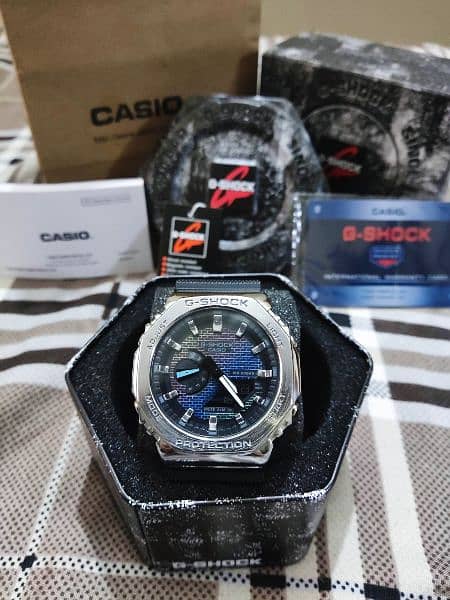 Casio G-Shock GM-2100 stainless steel 8