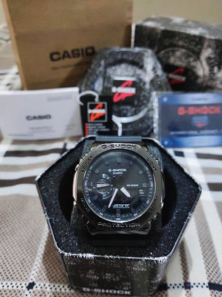 Casio G-Shock GM-2100 stainless steel 12