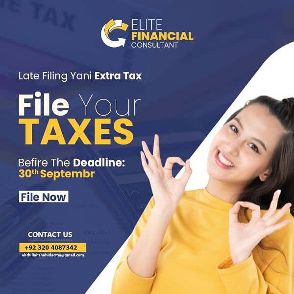 Tax Filing |Tax Return | FBR Tax Consultant | NTN,Company Registration 1