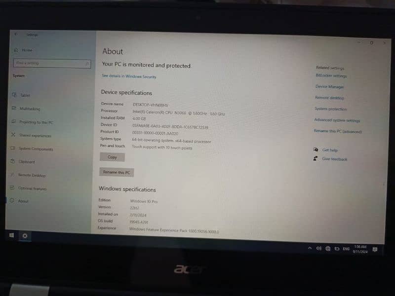 Acer laptop 6