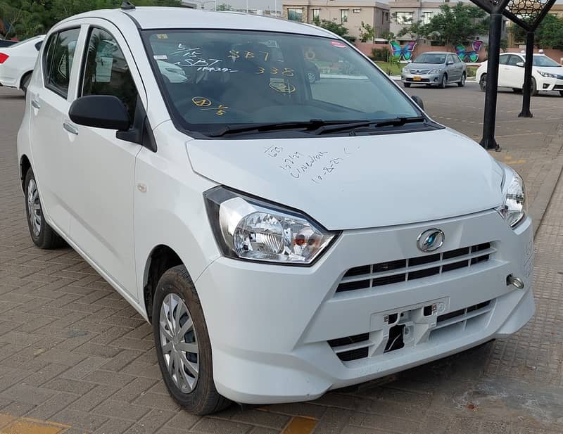 Daihatsu Mira 2022 L SAIII Pearl White 2022 RBA 7900KM Fresh Import 1