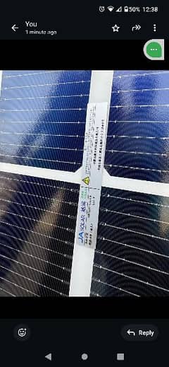 615w Solar Panel JA Solar Ntype Bificial 03343037054