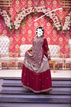 Nikah & walima bridal dresses like new heavy only 6 hours use