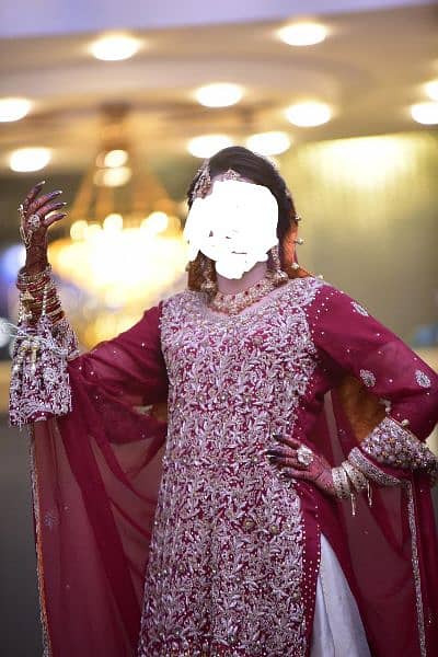 Nikah & walima bridal dresses like new heavy only 6 hours use 1