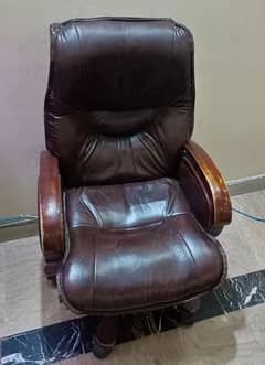 Leather office chair