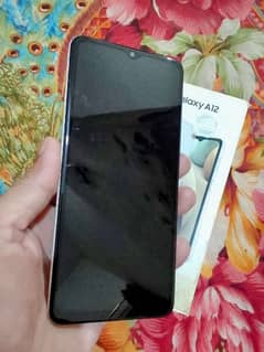 Samsung A12 condition 10/9 4gb 128gb with box