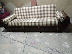 wooden combed sofa