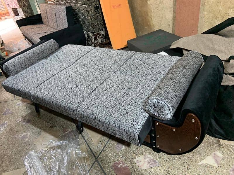 wooden combed sofa 8