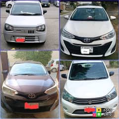 Saif car Rental/ Yaris/GLi/Cultus/Alto/ without driver