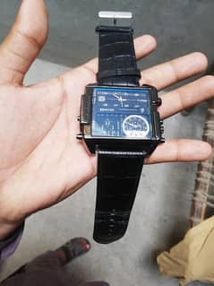 Boamigo Three Time Watch China Brand Watch Condition ok Bilkul ok