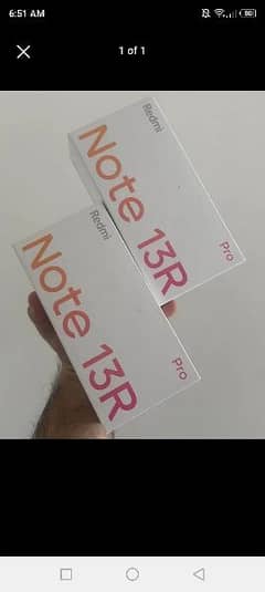 redmi note 13R Pro 12 GB 512 GB PTA approve