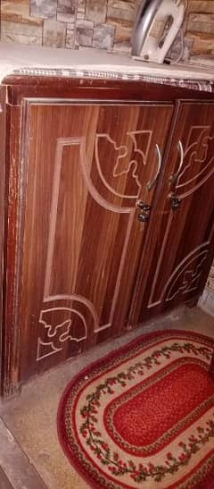 CUPBOARD + Ironstand good condition urgent sale