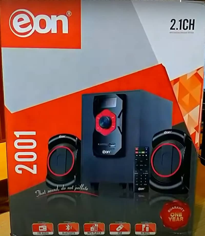 Eon 2001 Bluetooth Multimedia Speaker 2.1 5