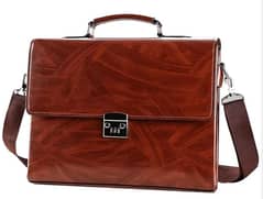 BINLUOSJ Men's Business Briefcase: PU Leather Handbag with PasswordLCK