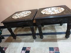 Set of three tables